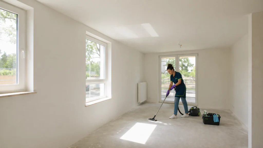 Post-construction cleaning service from EZEY Cleaning